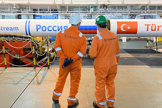 Экспорт российского газа по "Турецкому потоку" в Европу вырос на 26,7%