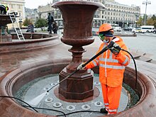 Московские фонтаны подготовили к зиме