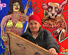 Знакомьтесь, Юлия Алешичева — 81-летняя бабушка с деменцией, которая делает феноменальные вышивки по работам Кустодиева и Джорджоне