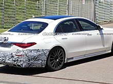 Mercedes-AMG S63e 2022 показали на последних шпионских снимках