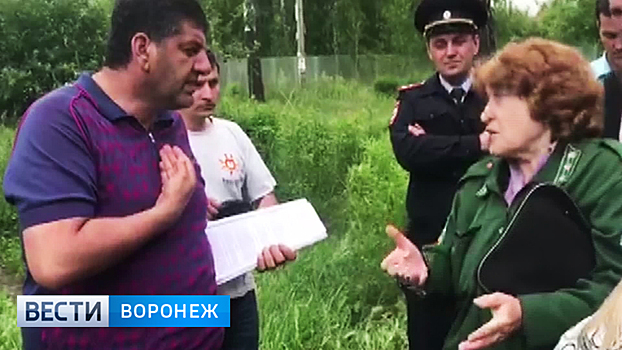 Воронежцы встали «живым щитом» перед техникой, чтобы остановить вырубку леса