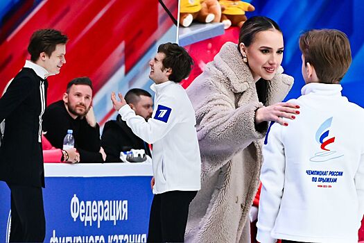 Семененко веселился с Кондратюком, Загитова поздравляла Федотова с победой. Лучшие фото