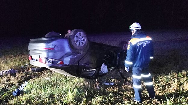 В Пензенском районе перевернулась Kia, пострадали 4 человека