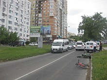 Мотоциклист и велосипедистка столкнулись в Анапе
