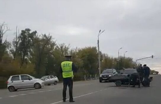 Под Орлом столкнулись «Лада» и мотоблок