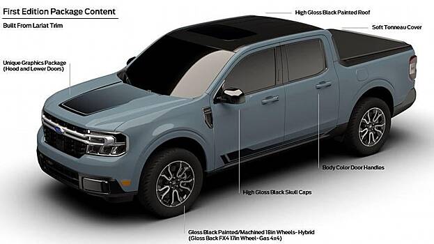 Новый Ford Maverick First Edition официально раскрыт