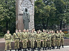 Курсанты гвардейской смены посетили главный музей Росгвардии в Москве