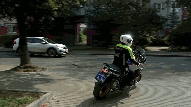Количество полицейских на мотоциклах в Калининграде удвоят