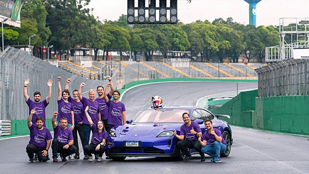 Электромобиль Porsche Taycan Turbo GT установил рекорд на гоночной трассе Формулы-1