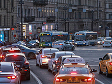 В Санкт-Петербурге впервые с начала ноября зафиксированы 7-бальные пробки