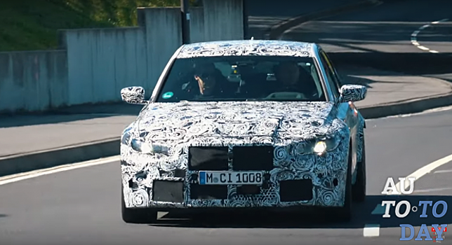 Совершенно новый BMW M3 наслаждается трассой