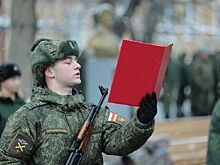 В Цхинвале новобранцев ВС Южной Осетии привели к присяге