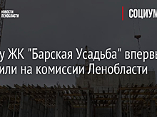 Судьбу ЖК "Барская Усадьба" впервые обсудили на комиссии Ленобласти
