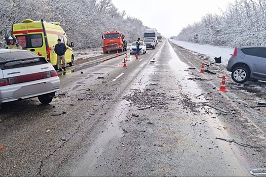 На Кубани два водителя погибли в лобовом ДТП