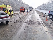 На Кубани два водителя погибли в лобовом ДТП