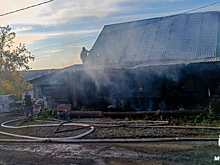 Электрика сожгла дом с верандой недалеко от Кемерова