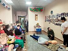 Занятие по первой помощи прошло в ПВР в Курске