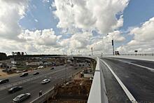 Завершен монтаж конструкций путепровода с Калужского шоссе на магистраль Солнцево-Бутово-Видное