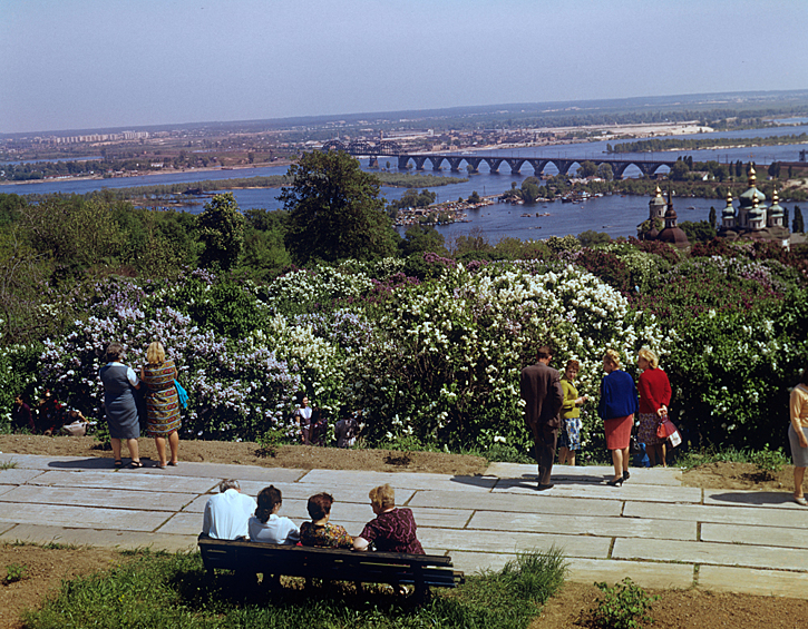 В Ботаническом саду города Киев, 1969 год