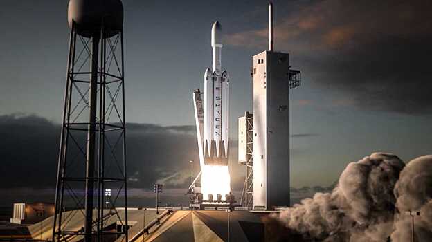 SpaceX испытала боковой ускоритель Falcon Heavy