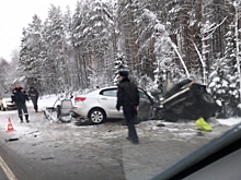Четыре человека, в том числе ребёнок, погибли в страшном ДТП на трассе «Кола»