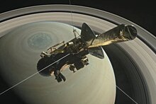 Траекторию последнего полета Cassini показали на видео
