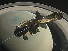 Траекторию последнего полета Cassini показали на видео