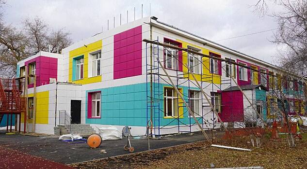 Во втором корпусе 184-го детского сада на ул. Братьев Башиловых продолжается ремонт