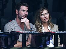 Фото: Лиам Хемсворт с трибун следит за матчем Синнер — Зверев в финале Australian Open