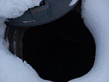 В Чите сточные воды залили улицы из-за мусора в канализации