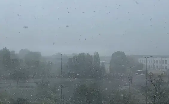 Утром 28 апреля Самарскую область засыпало снегом