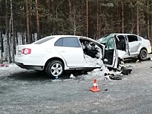 В Челябинской области пять человек погибли в лобовом ДТП