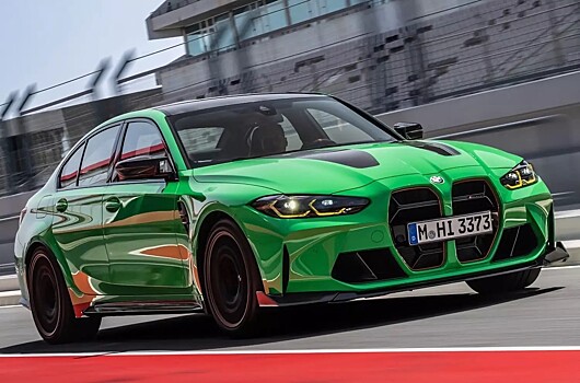 Новый BMW M3 CS рассекречен досрочно: зелёный, но не шибко экологичный