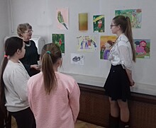 Открытие выставки рисунков читательниц состоялось в библиотеке № 172