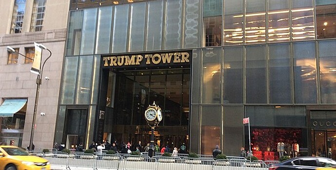 Украшения на $353 тысячи похищены из Trump Tower в Нью-Йорке
