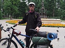 Казанец едет на велосипеде в Крым: "Чем южнее, тем меньше велосипедов"