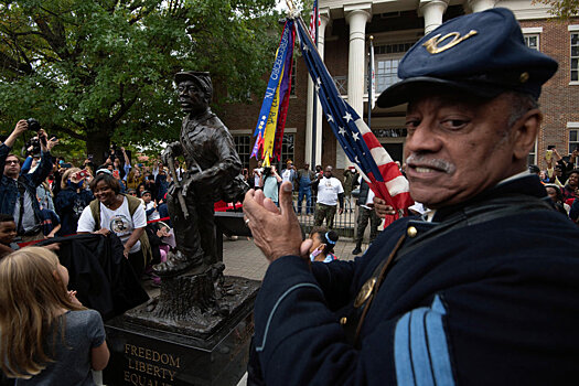 В США установлен памятник в честь чернокожих солдат Гражданской войны