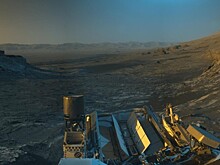 Ровер Curiosity прислал «открытку» с Марса