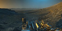 Ровер Curiosity прислал «открытку» с Марса