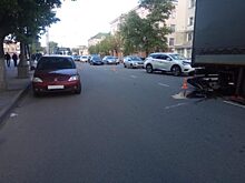 В Орле мотоциклист угодил в массовое ДТП