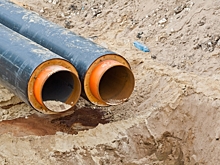 На севере Волгограда утеплили трубопровод