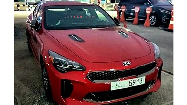 Модернизированной Kia Stinger засветился без камуфляжной пленки