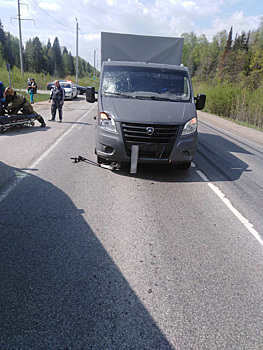В Завьяловском районе водитель «ГАЗели» сбил пьяного мужчину на электросамокате