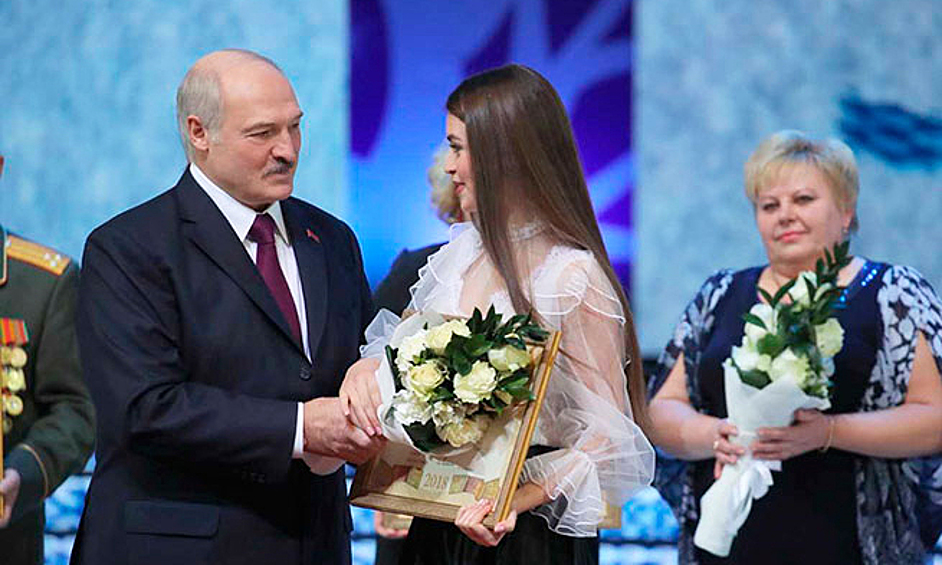 На мероприятии присутствовал лично президент страны Александр Лукашенко.