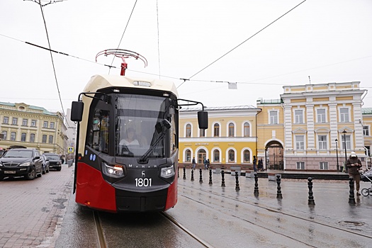 Еще два трамвая «МиНиН» вышли на маршрут в Нижнем Новгороде