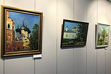Выставка картин с изображением монастырей и храмов проходит в Савелках