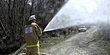 Защита от огня: добровольная пожарная дружина начала патрулировать горы Северной Осетии