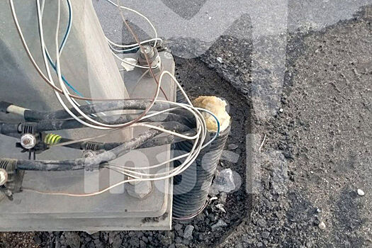 Участок трассы ЦКАД остался без освещения из-за кражи силового кабеля