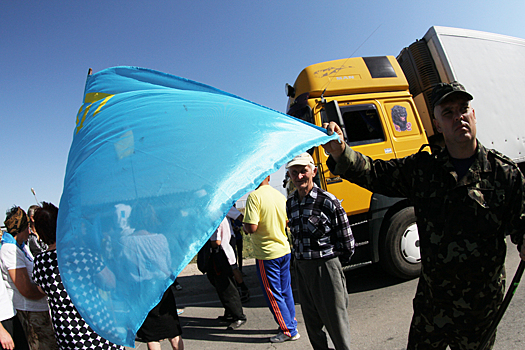 ФСБ по Крыму сообщила о бунте украинских водителей фур