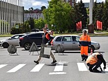 В Пензе сдвинулись сроки нанесения дорожной разметки термопластиком